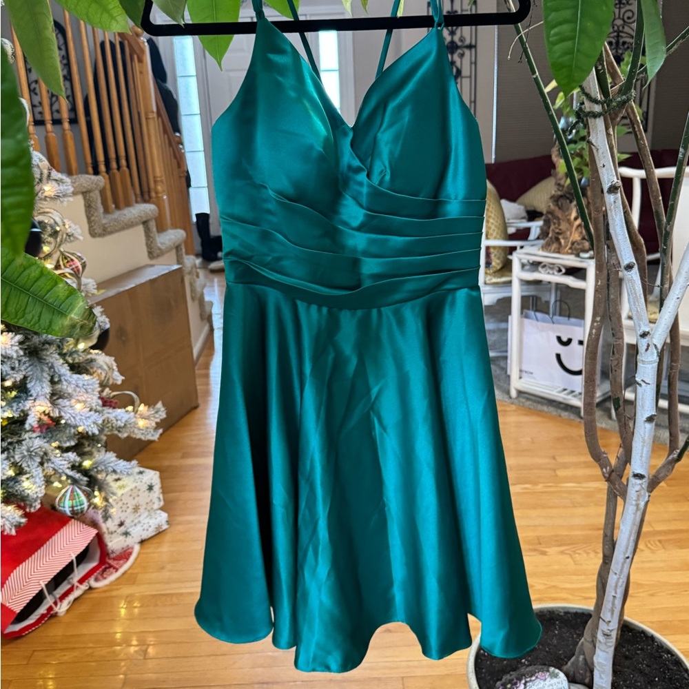 JJs House Teal Mini Dress